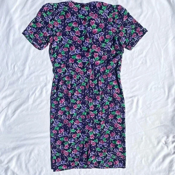 Vintage Karin Stevens Floral Dress - Picture 3 of 8